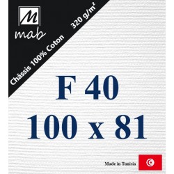 Châssis Entoilé Format : F40   100x81