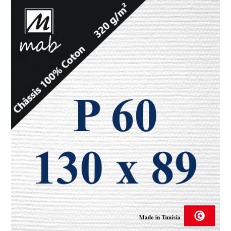 Châssis Entoilé Format Paysage P60 : 130x89