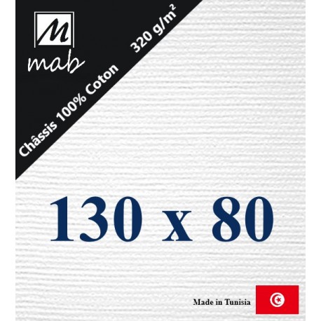 Châssis Entoilé Format 130x80