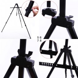Chevalet Portable en métal Pliable pour Peinture avec Sac