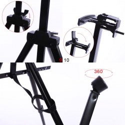 Chevalet Portable en métal Pliable pour Peinture avec Sac