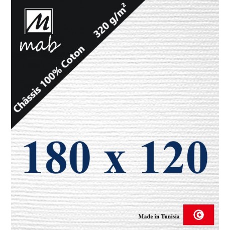 Châssis Entoilé Format 180x120
