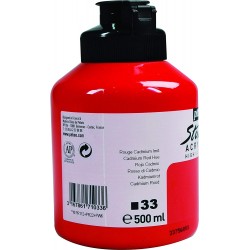 Studio Acrylics Pébéo - 100ml - Rouge Cadmium Imitation