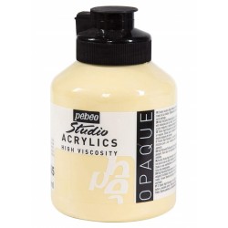 Studio Acrylique Pébéo - 500ml - blanc d'ivoire