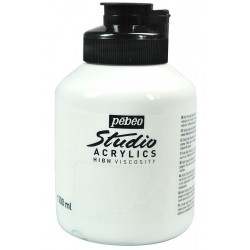 Studio Acrylique Pébéo - 500ml - blanc titane