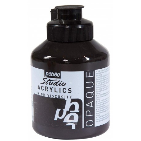 Studio Acrylics - 500ml - Noir de Mars