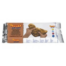Pâte Autourcrissante à l'air pâte de 250g terracotta - Jovi