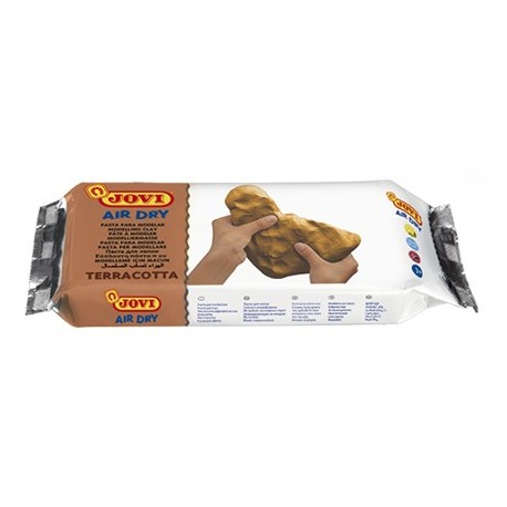 Pâte Autourcrissante à l'air pâte de 500g terracotta - Jovi