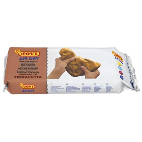 Pâte Autourcrissante à l'air pâte de 1000g Terracotta - Jovi