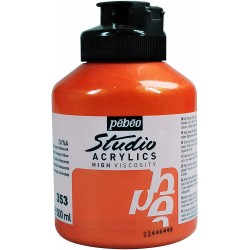Studio Acrylics - 500ml - Orange Jaune Iridescent