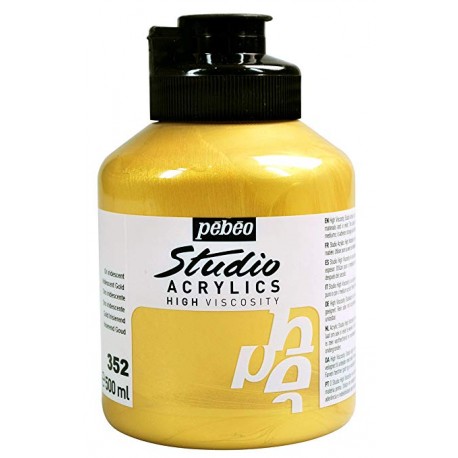 Studio Acrylics - 500ml - Or Iridescent