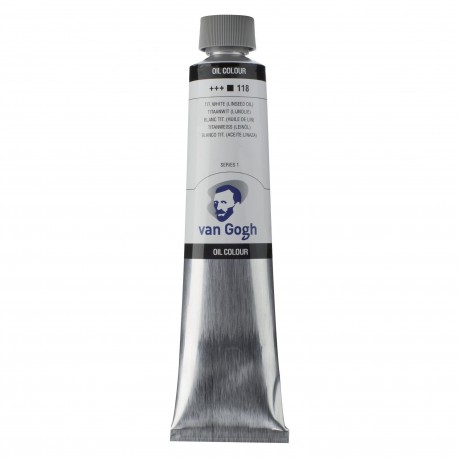Couleurs à l'Huile 200 ml Blanc Titane (Huile Lin)