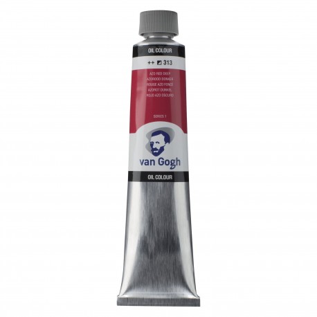 Couleurs à l'Huile 200 ml Rouge Azo Foncé