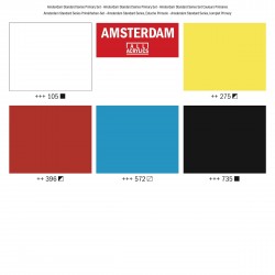 ACRYLIQUE FINE AMSTERDAM - 5 X 120ML - TALENS