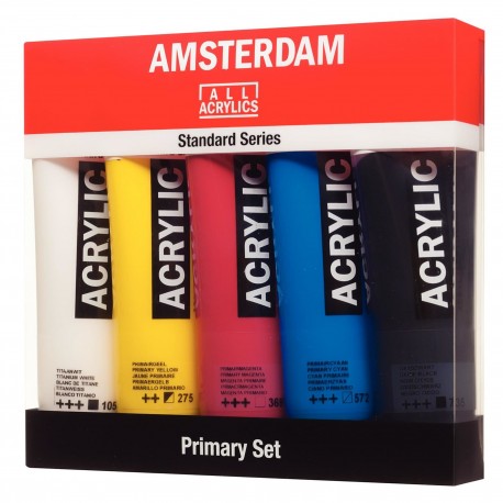 ACRYLIQUE FINE AMSTERDAM - 5 X 120ML - TALENS