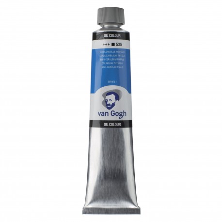 Couleurs à l'Huile 200 ml Bleu Céruléum (Phtalo)
