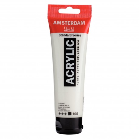 ACRYLIQUE BLANC DE TITANE  120 ML