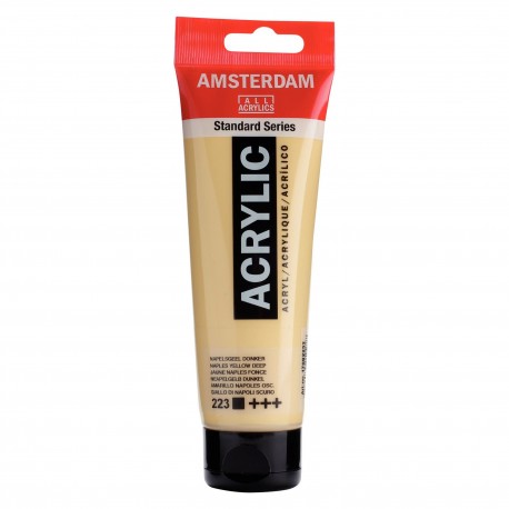 ACRYLIQUE JAUNE NAPLES FONCÉ 120 ML