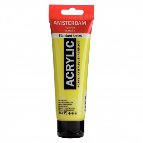 ACRYLIQUE JAUNE VERDATRE 120 ML