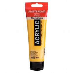ACRYLIQUE JAUNE AZO MOYEN 120 ML