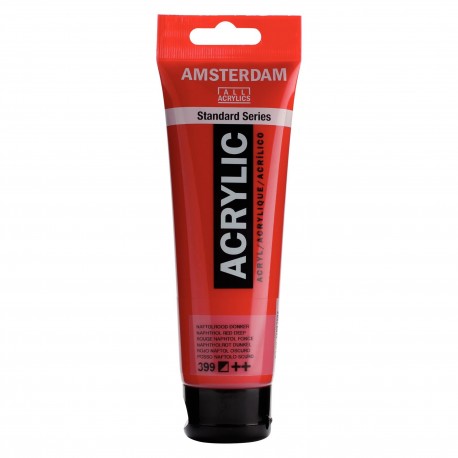 ACRYLIQUE AMSTERDAM ROUGE NAPHTOL FONCÉ 120 ML
