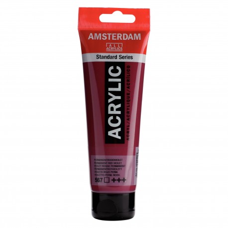 ACRYLIQUE VIOLET ROUGE PERMANENT  120 ML