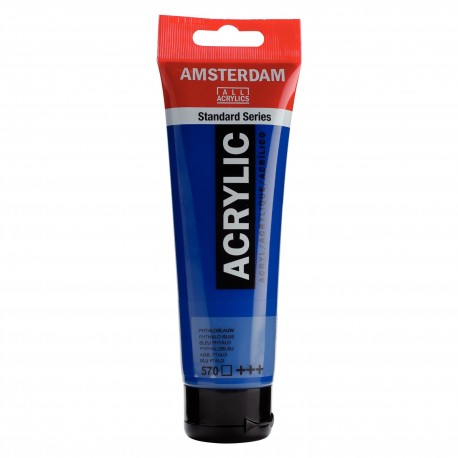 ACRYLIQUE BLEU PHTALO  120 ML