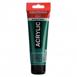 ACRYLIQUE VERT PERMANENT FONCÉ 120 ML