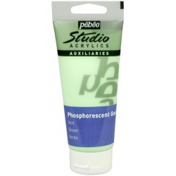 Gel phosphorescent Pébéo Studio - Vert 100 ml