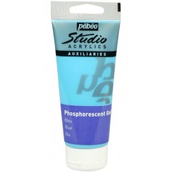 Gel phosphorescent Pébéo Studio - Bleu 100 ml