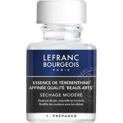 Essence de térébenthine affinée qualité beaux-arts 75 ml - Lefranc & Bourgeois