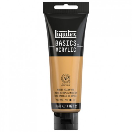Acrylique Liquitex Basics - 118ml : Naples Jaune Teinte