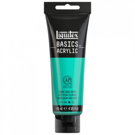 Acrylique Liquitex Basics - 118ml : Vert Aqua Brillant
