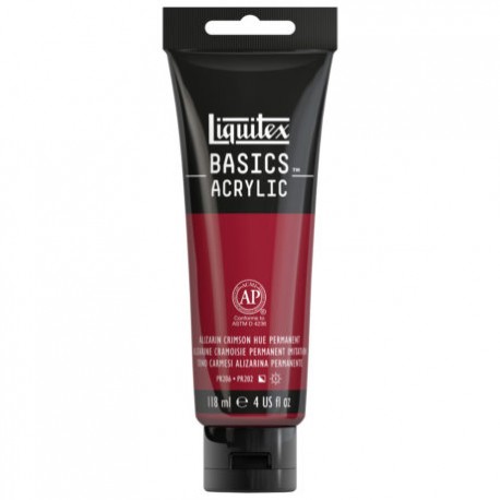 Acrylique Liquitex Basics - 118ml : Alizarin Crimson Hue Permanent