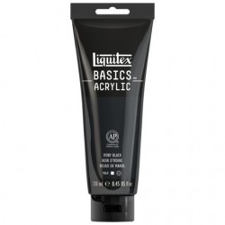 Acrylique Liquitex Basics - 118ml : noir d'ivoire