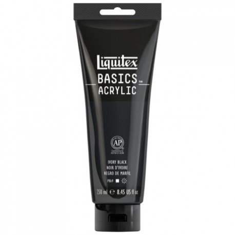 Acrylique Liquitex Basics - 118ml : noir d'ivoire