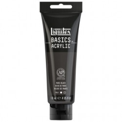 Acrylique Liquitex Basics - 118ml : Mars Black