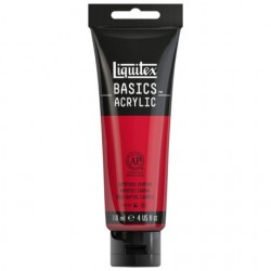 Acrylique Liquitex Basics - 118ml : Naphthol Crimson