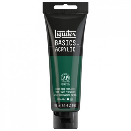 Acrylique Liquitex Basics - 118ml  : vert profond permanent