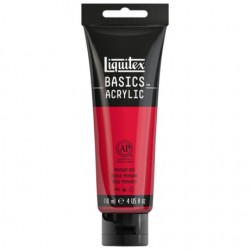 Acrylique Liquitex Basics - 118ml : rouge primaire
