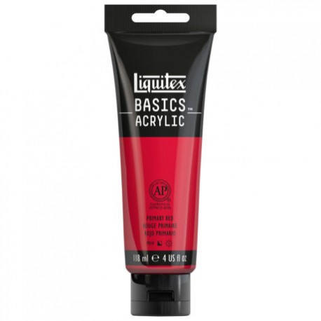 Acrylique Liquitex Basics - 118ml : rouge primaire