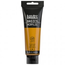Acrylique Liquitex Basics - 118ml : oxyde jaune
