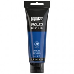 Acrylique Liquitex Basics - 118ml : bleu primaire