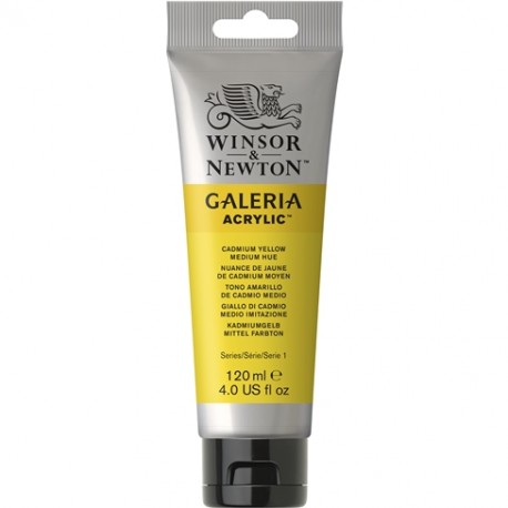 Acrylique Tube 120 ml Nuance de jaune de cadmium moyen 120