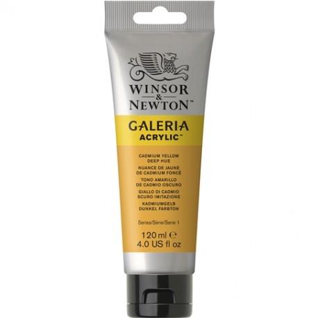 Acrylique Tube 120 ml Nuance de jaune de cadmium foncé 115