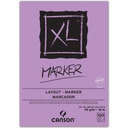Bloc XL MARKER 70 g/m² - A4 29.7 x 21 cm - 100 F - Canson