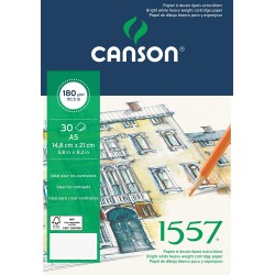 Bloc Dessin 1557 -180 g/m² A5 21 x 14.8 cm - Canson