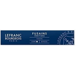 Boite de 5 Fusains "Vénitiens" Anguleux  petit buisson dur - Lefranc & Bourgeois