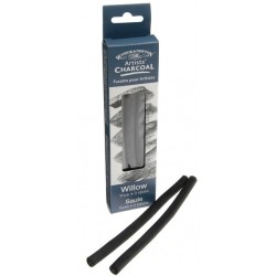 Boite de 3 Fusains Artistes en bois Saule épais - Winsor & Newton