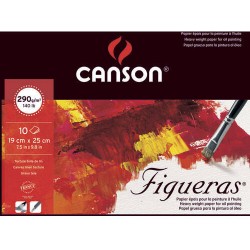 Bloc Figueras 290g/m² - 10 F - 25x19 cm - Canson